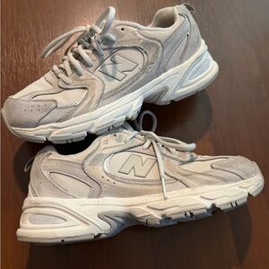 New Balance Cream Sneakers